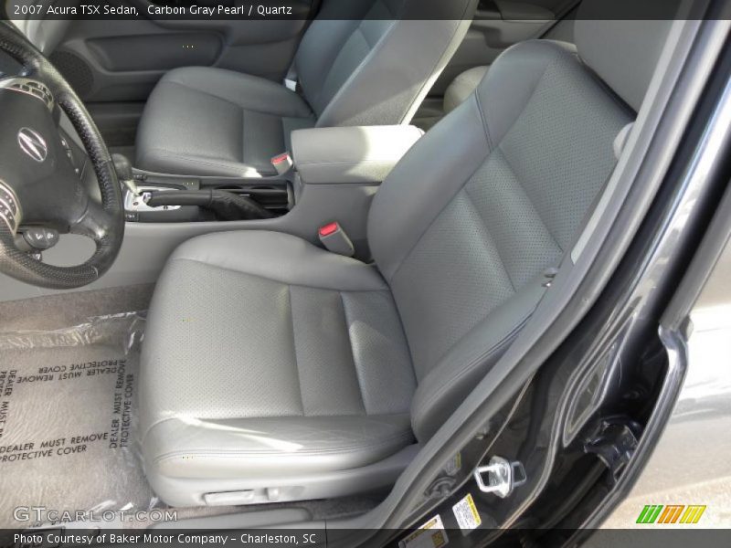 Carbon Gray Pearl / Quartz 2007 Acura TSX Sedan