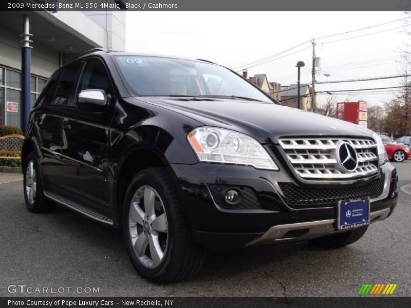 Black / Cashmere 2009 Mercedes-Benz ML 350 4Matic