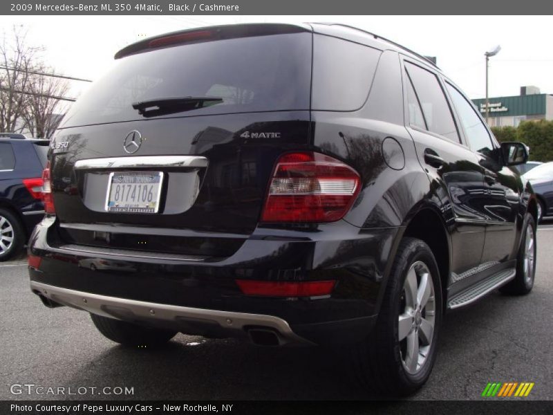 Black / Cashmere 2009 Mercedes-Benz ML 350 4Matic