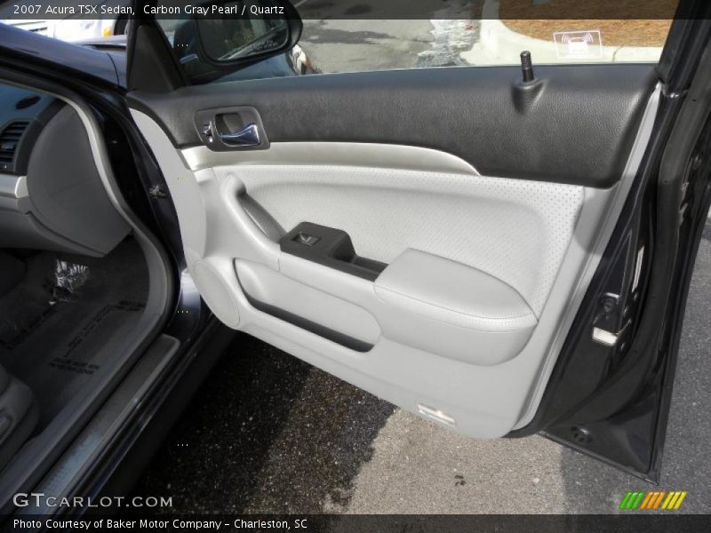 Carbon Gray Pearl / Quartz 2007 Acura TSX Sedan
