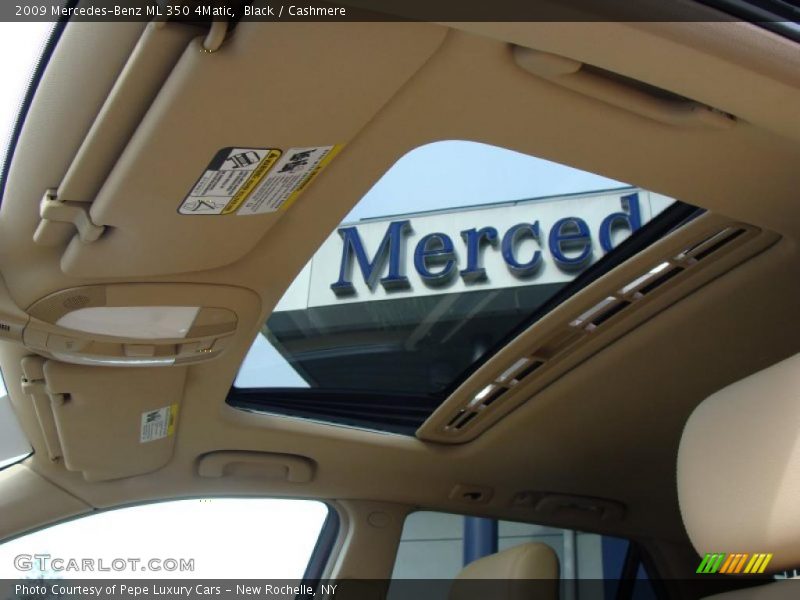 Black / Cashmere 2009 Mercedes-Benz ML 350 4Matic