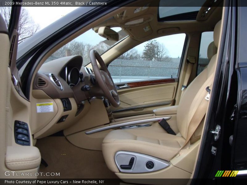 Black / Cashmere 2009 Mercedes-Benz ML 350 4Matic