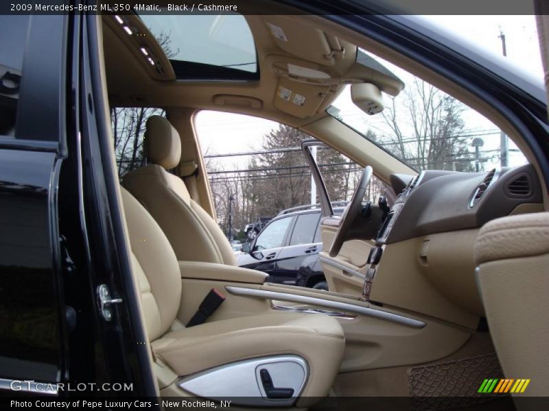 Black / Cashmere 2009 Mercedes-Benz ML 350 4Matic