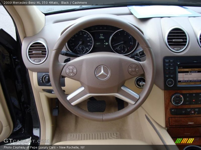 Black / Cashmere 2009 Mercedes-Benz ML 350 4Matic
