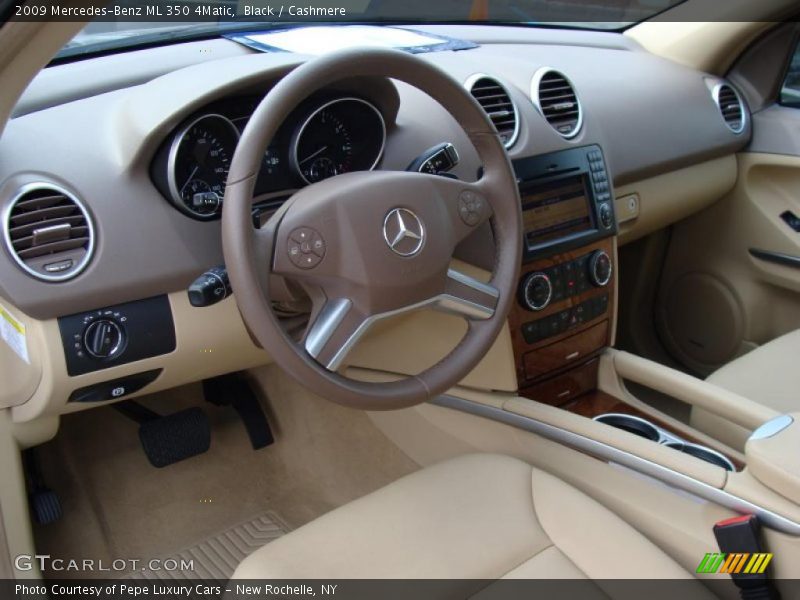 Black / Cashmere 2009 Mercedes-Benz ML 350 4Matic