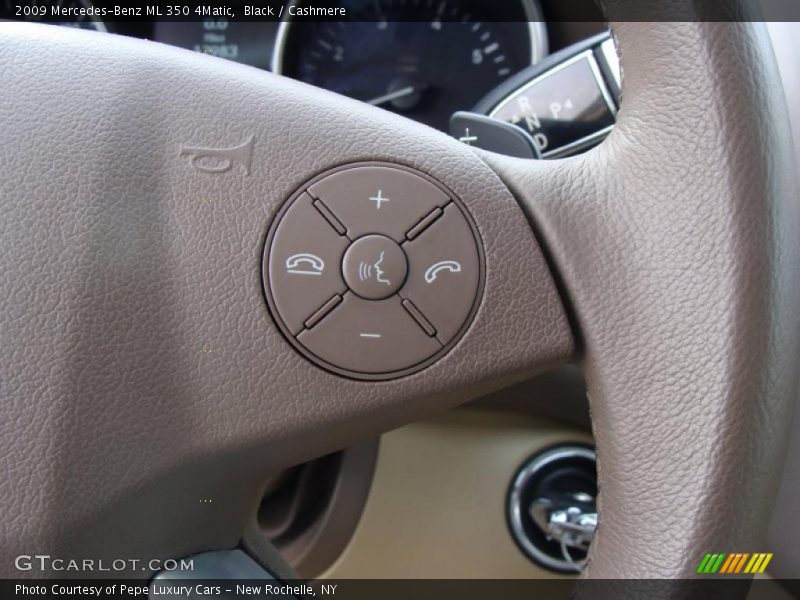 Black / Cashmere 2009 Mercedes-Benz ML 350 4Matic