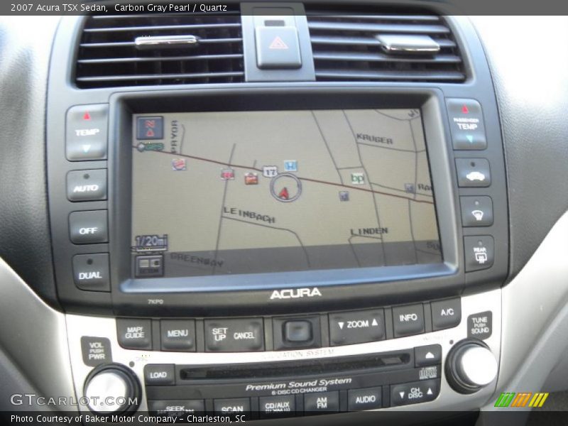 Carbon Gray Pearl / Quartz 2007 Acura TSX Sedan