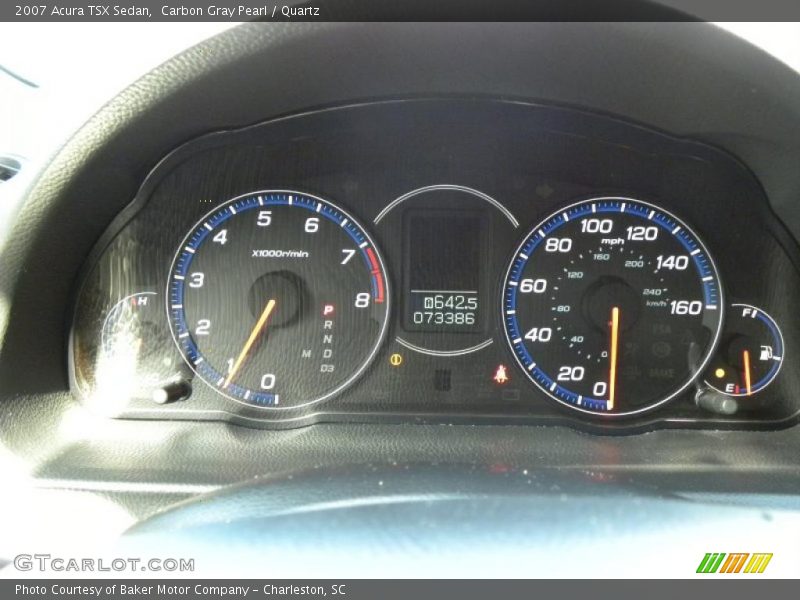 Carbon Gray Pearl / Quartz 2007 Acura TSX Sedan
