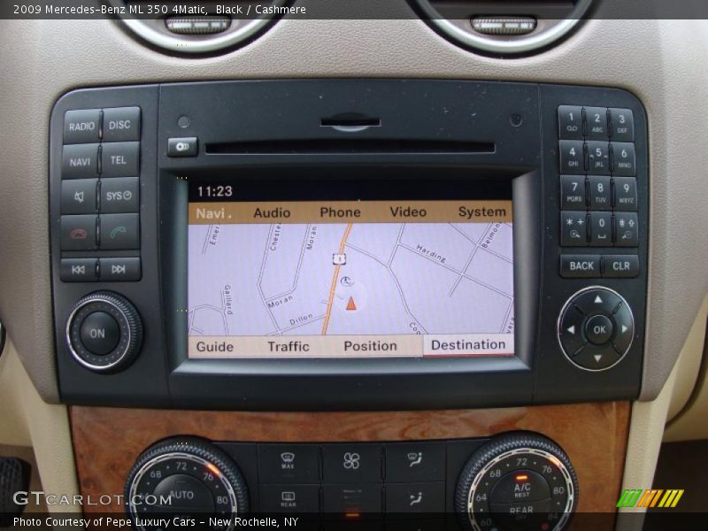 Black / Cashmere 2009 Mercedes-Benz ML 350 4Matic