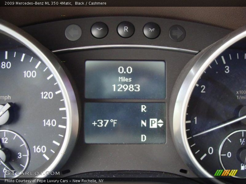Black / Cashmere 2009 Mercedes-Benz ML 350 4Matic