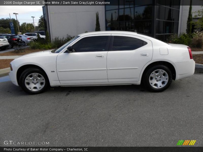 Stone White / Dark Slate Gray/Light Graystone 2006 Dodge Charger SE