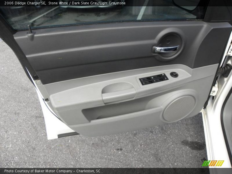 Stone White / Dark Slate Gray/Light Graystone 2006 Dodge Charger SE