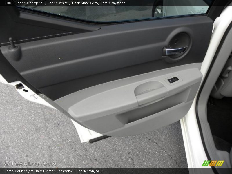 Stone White / Dark Slate Gray/Light Graystone 2006 Dodge Charger SE