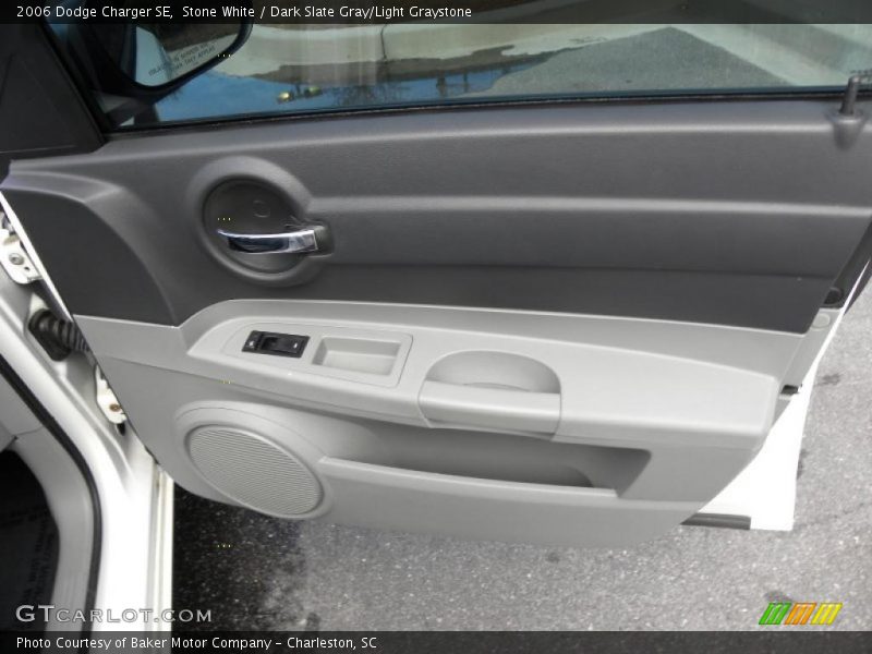 Stone White / Dark Slate Gray/Light Graystone 2006 Dodge Charger SE