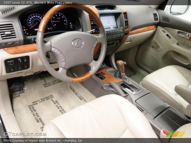 Blizzard White Pearl / Ivory 2007 Lexus GX 470