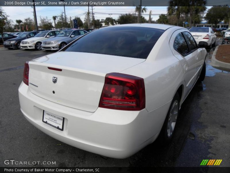 Stone White / Dark Slate Gray/Light Graystone 2006 Dodge Charger SE