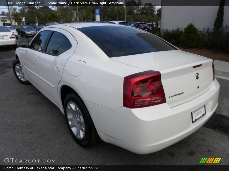Stone White / Dark Slate Gray/Light Graystone 2006 Dodge Charger SE