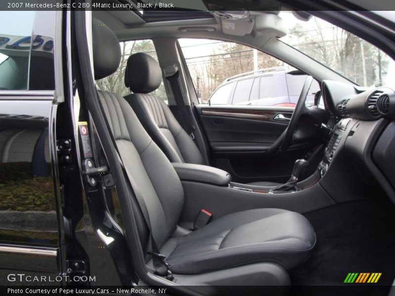 Black / Black 2007 Mercedes-Benz C 280 4Matic Luxury