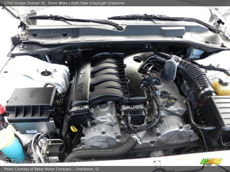 Stone White / Dark Slate Gray/Light Graystone 2006 Dodge Charger SE