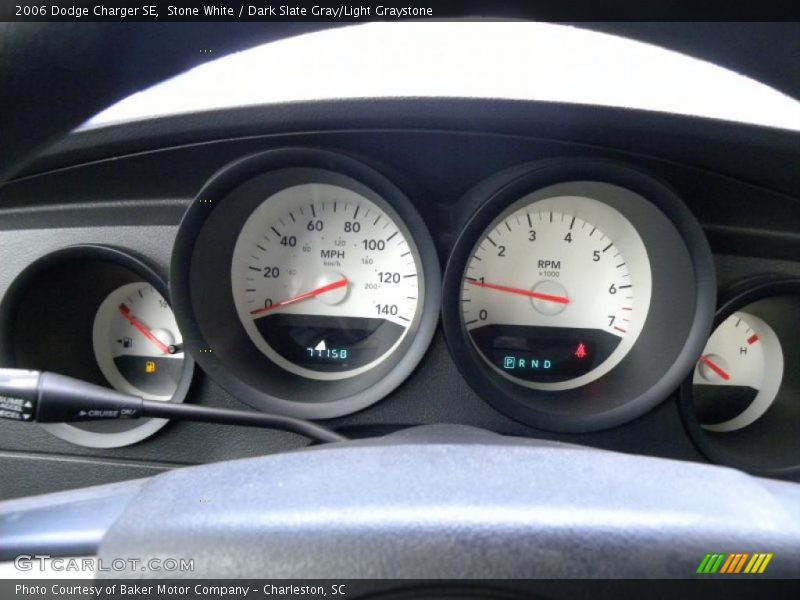 Stone White / Dark Slate Gray/Light Graystone 2006 Dodge Charger SE