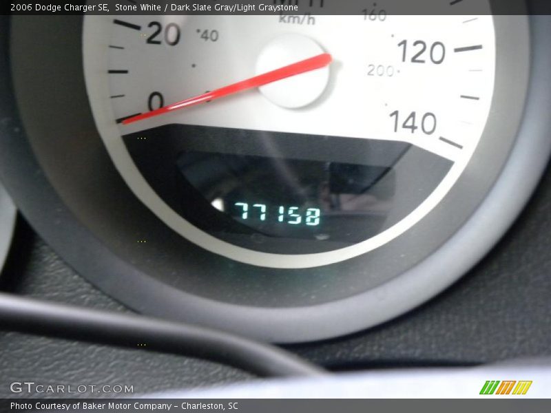 Stone White / Dark Slate Gray/Light Graystone 2006 Dodge Charger SE