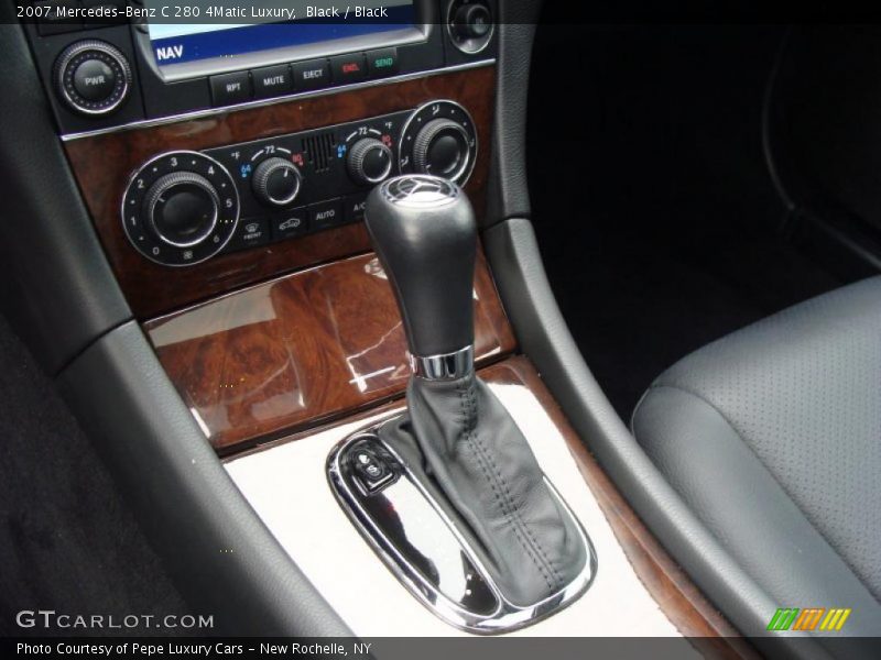 Black / Black 2007 Mercedes-Benz C 280 4Matic Luxury