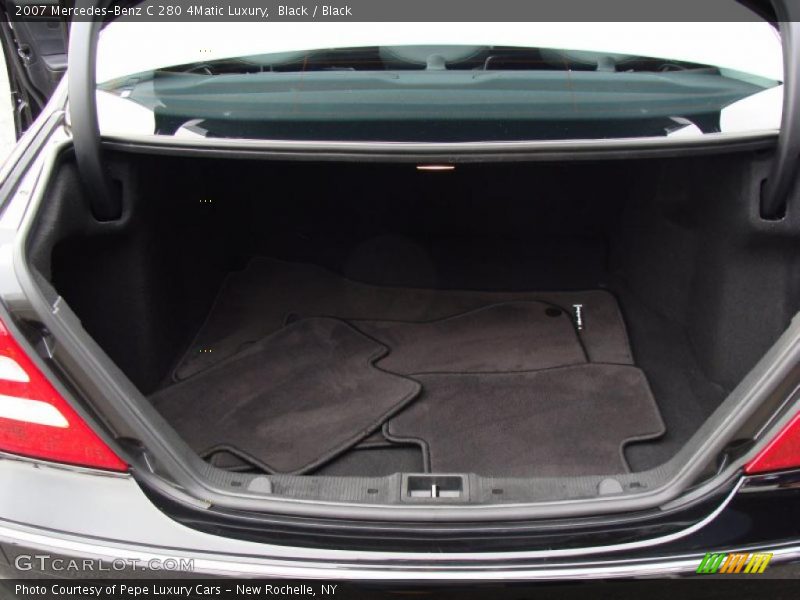 Black / Black 2007 Mercedes-Benz C 280 4Matic Luxury