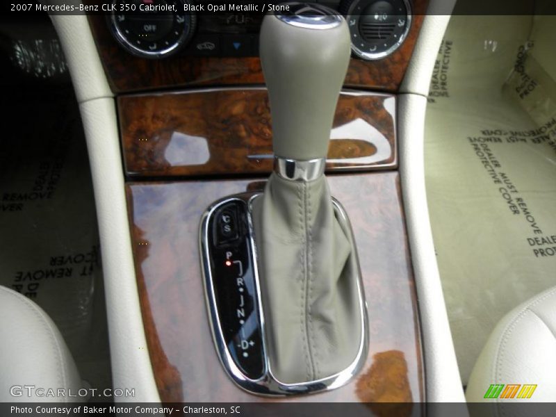 Black Opal Metallic / Stone 2007 Mercedes-Benz CLK 350 Cabriolet