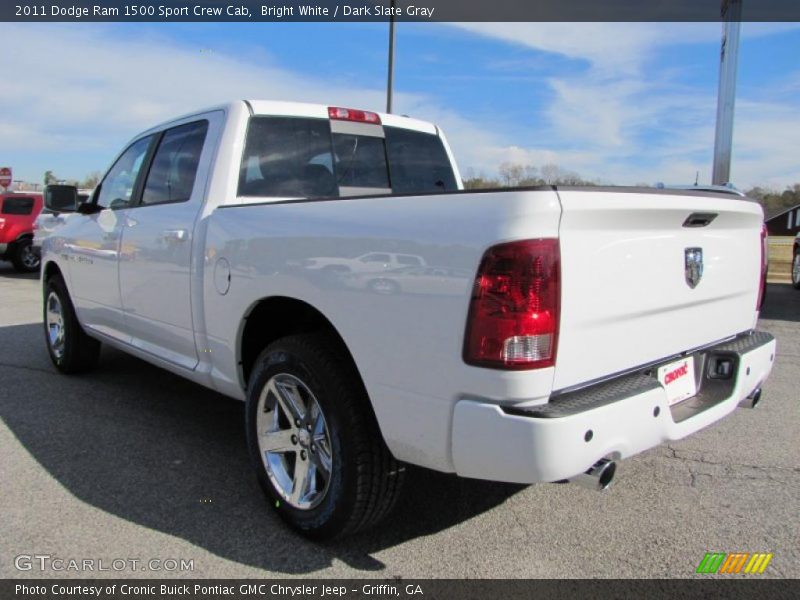 Bright White / Dark Slate Gray 2011 Dodge Ram 1500 Sport Crew Cab