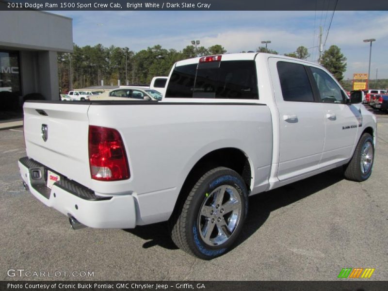 Bright White / Dark Slate Gray 2011 Dodge Ram 1500 Sport Crew Cab