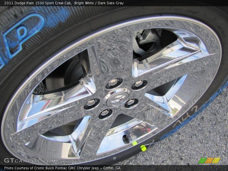 Bright White / Dark Slate Gray 2011 Dodge Ram 1500 Sport Crew Cab