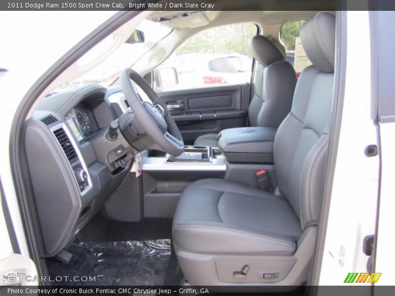 Bright White / Dark Slate Gray 2011 Dodge Ram 1500 Sport Crew Cab