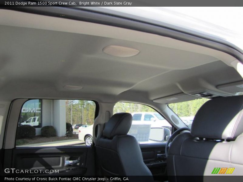 Bright White / Dark Slate Gray 2011 Dodge Ram 1500 Sport Crew Cab