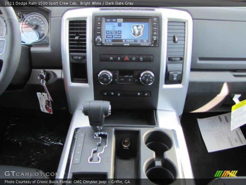 Bright White / Dark Slate Gray 2011 Dodge Ram 1500 Sport Crew Cab