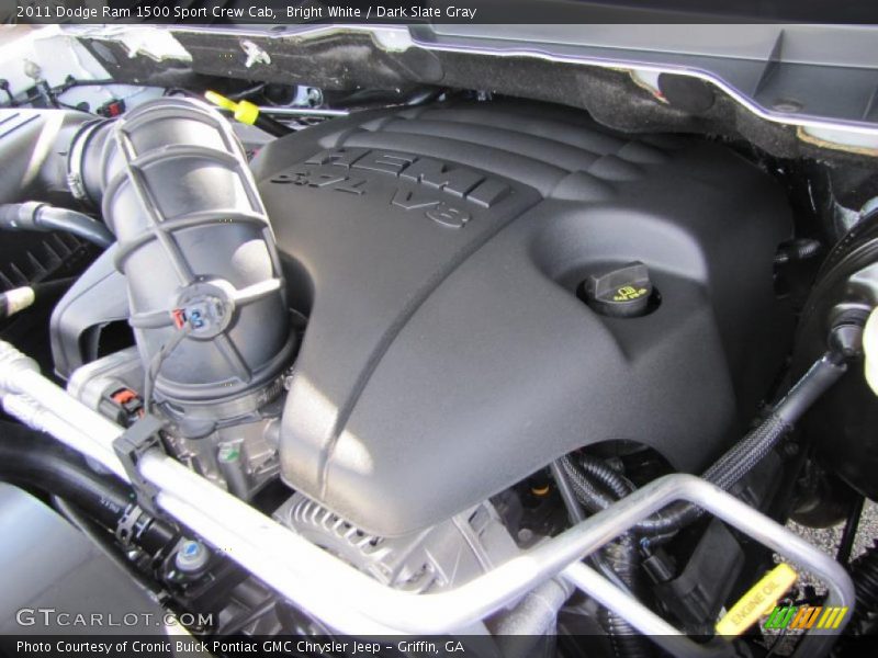 Bright White / Dark Slate Gray 2011 Dodge Ram 1500 Sport Crew Cab