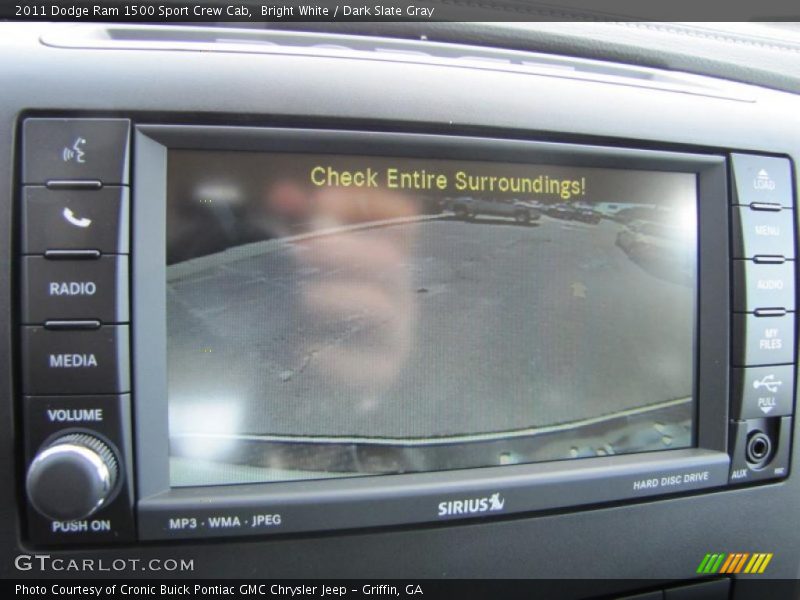Bright White / Dark Slate Gray 2011 Dodge Ram 1500 Sport Crew Cab