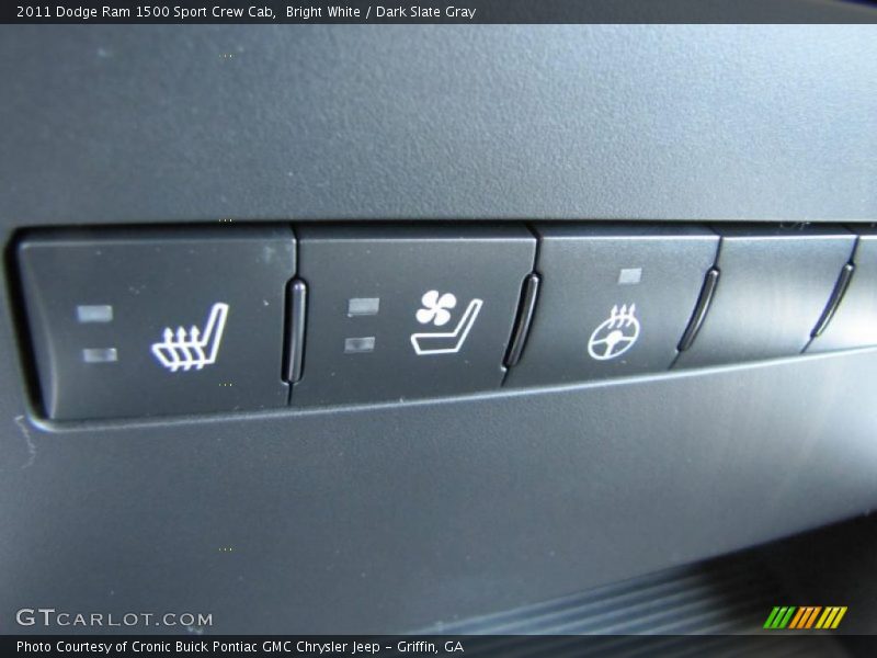 Bright White / Dark Slate Gray 2011 Dodge Ram 1500 Sport Crew Cab