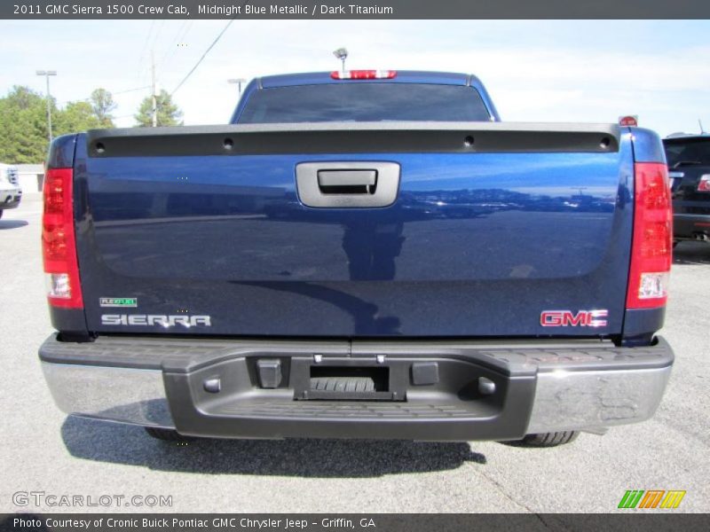 Midnight Blue Metallic / Dark Titanium 2011 GMC Sierra 1500 Crew Cab