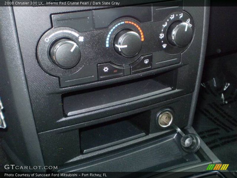 Inferno Red Crystal Pearl / Dark Slate Gray 2008 Chrysler 300 LX