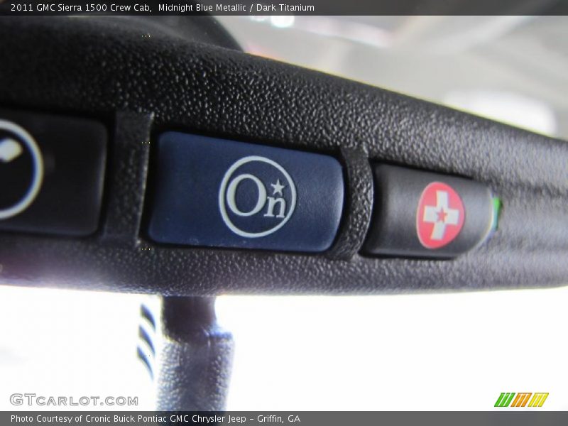 Midnight Blue Metallic / Dark Titanium 2011 GMC Sierra 1500 Crew Cab