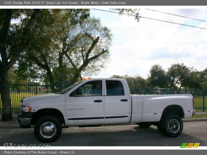 Bright White / Dark Slate Gray 2005 Dodge Ram 3500 ST Quad Cab 4x4 Dually