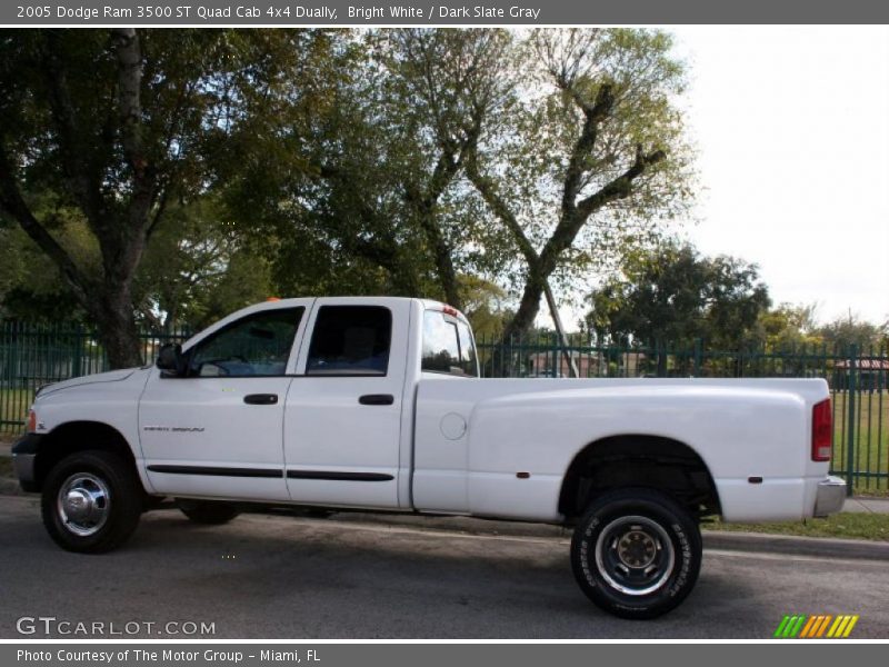Bright White / Dark Slate Gray 2005 Dodge Ram 3500 ST Quad Cab 4x4 Dually