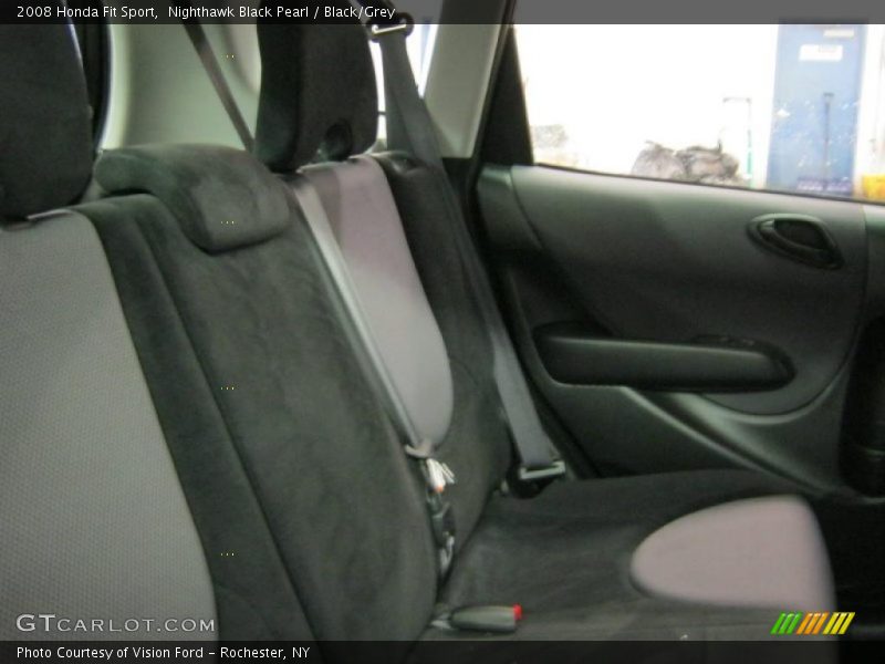 Nighthawk Black Pearl / Black/Grey 2008 Honda Fit Sport