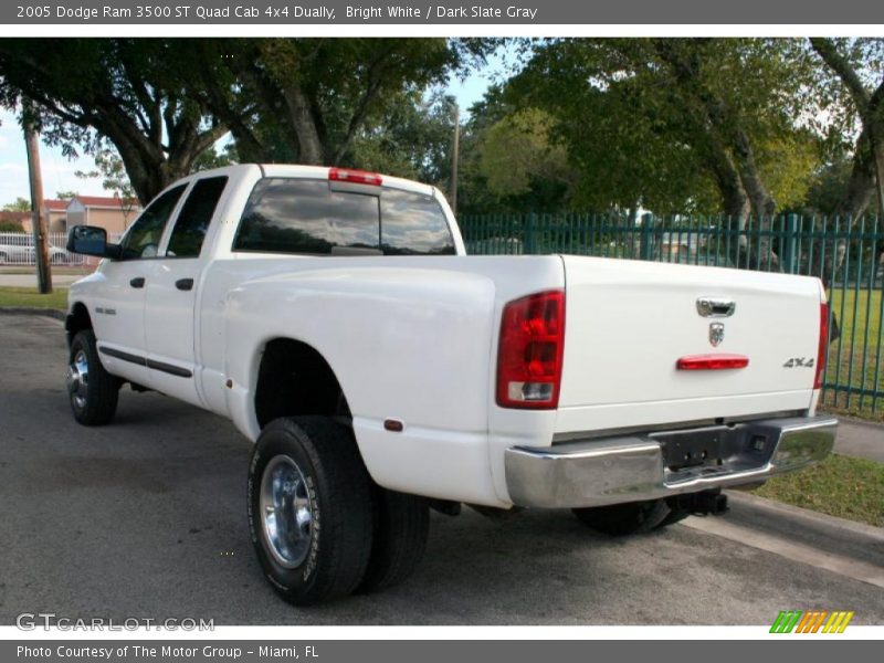 Bright White / Dark Slate Gray 2005 Dodge Ram 3500 ST Quad Cab 4x4 Dually