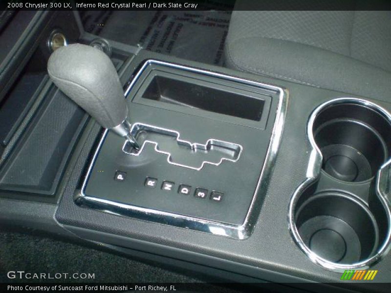 Inferno Red Crystal Pearl / Dark Slate Gray 2008 Chrysler 300 LX