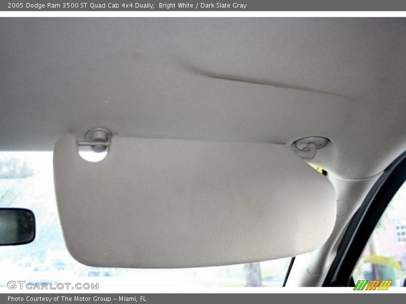 Bright White / Dark Slate Gray 2005 Dodge Ram 3500 ST Quad Cab 4x4 Dually