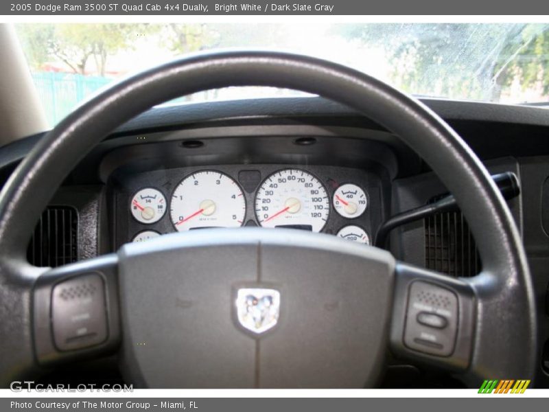 Bright White / Dark Slate Gray 2005 Dodge Ram 3500 ST Quad Cab 4x4 Dually