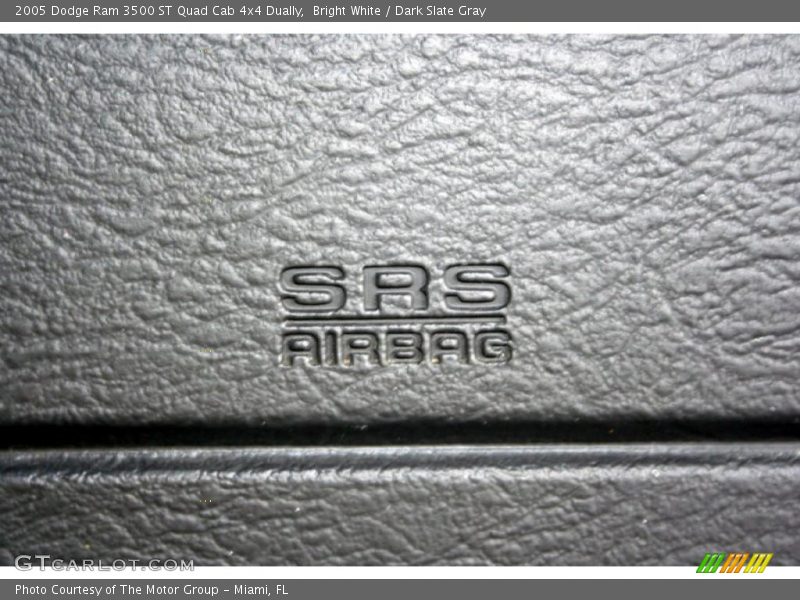 Bright White / Dark Slate Gray 2005 Dodge Ram 3500 ST Quad Cab 4x4 Dually