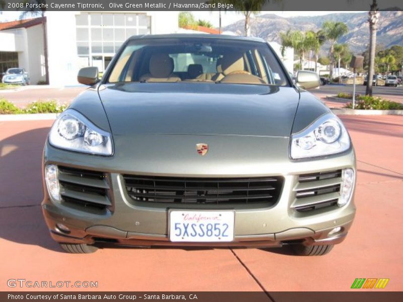Olive Green Metallic / Havanna/Sand Beige 2008 Porsche Cayenne Tiptronic