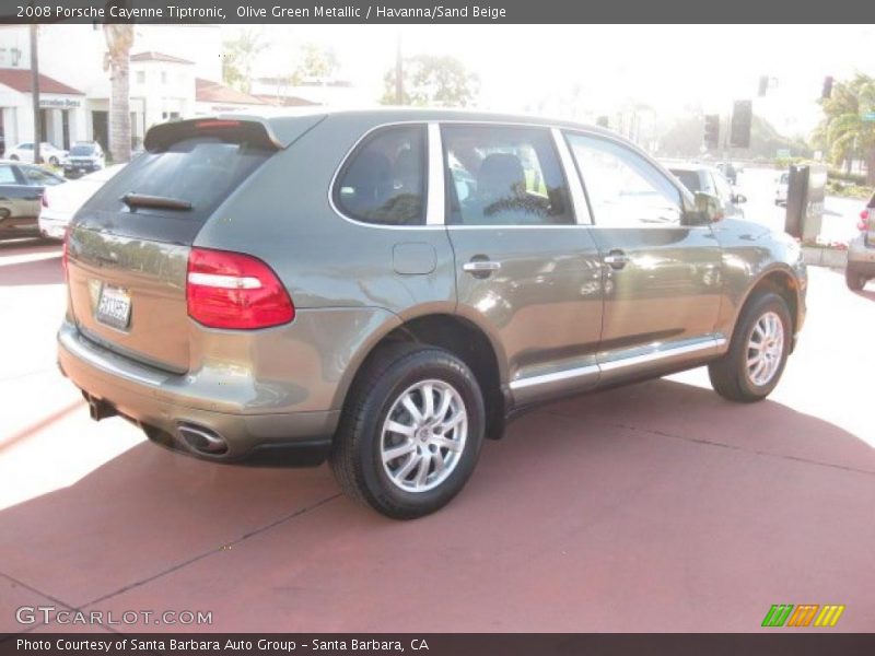 Olive Green Metallic / Havanna/Sand Beige 2008 Porsche Cayenne Tiptronic